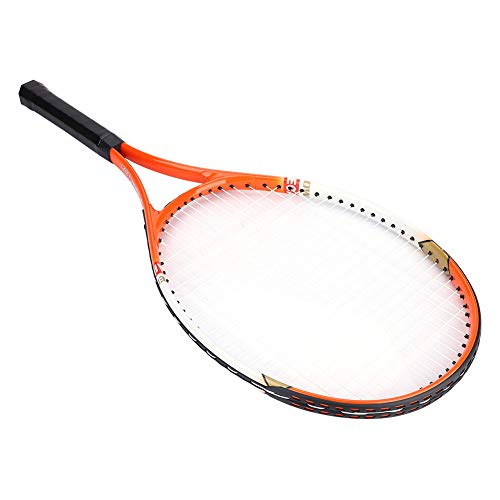 Tennisschläger aus Aluminiumlegierung, Langlebiger Tennisschläger, Robust für Zubehör (Orange) von Pwshymi