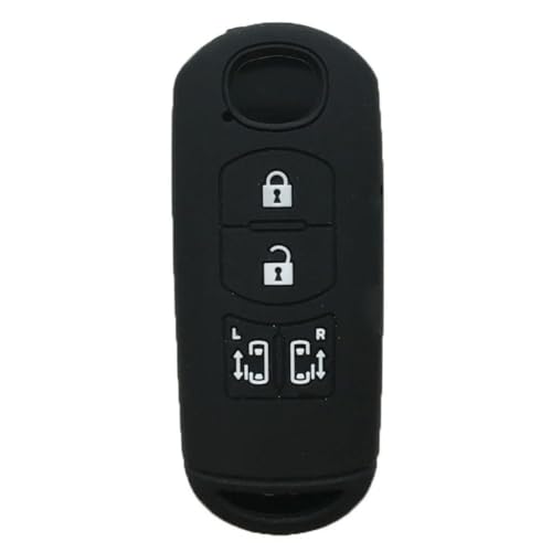 Pyaio Weiche Silikon-Autoschlüssel-Schutzhülle, für Mazda CX9 CX8 Biante MPV von Pyaio