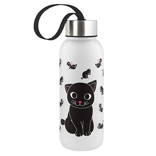 Pylones, Happyglou Trinkflasche mit Katze, 420 ml von Pylones