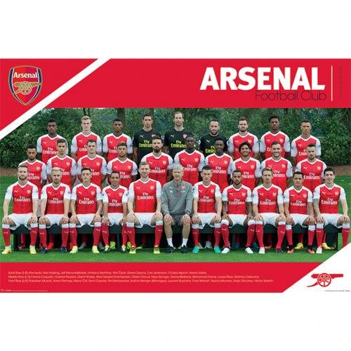 Arsenal FC Team 16/17 Maxi Poster, Mehrfarbig von Pyramid International