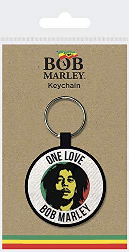 Pyramid International Unisex Bob Marley (One Love) Gewebte Schlüsselanhänger, Multi, Size von Pyramid International