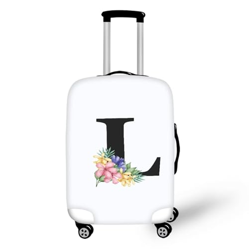 Pzuqiu Reisegepäckabdeckung, Gepäck, Koffer-Schutz, passend für 45,7 - 81,3 cm große Gepäckstücke, Buchstabe L, XL (29-32 inch suitcase) von Pzuqiu