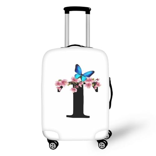 Pzuqiu Reisegepäckabdeckung, Gepäck, Koffer-Schutz, passend für 45,7 - 81,3 cm große Gepäckstücke, Buchstabe T, XL (29-32 inch suitcase) von Pzuqiu