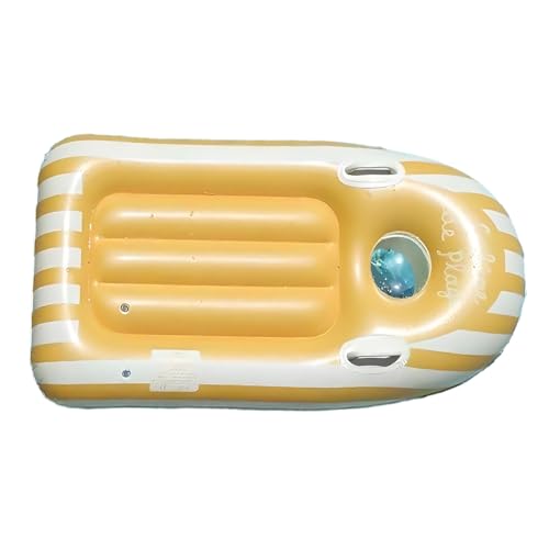 Inflatable Surfboard, Portable Kids Pool Float with Handles, Lightweight Surfing Equipment for Lawn Water Slides Sea Beach Party Summer Outdoor Water Play Activity Gear 119x58cm von Pzuryhg