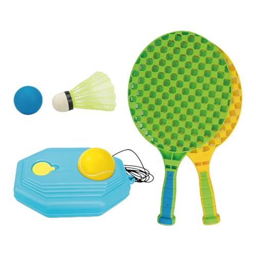 Kinder-Tennis-Set | Jugend-Tennis-Set | leichter Kinder-Tennisschläger-Bündel, rutschfester Griffschläger mit Trainingsset, Juniorschläger mit Trainer für Anfänger von Pzuryhg
