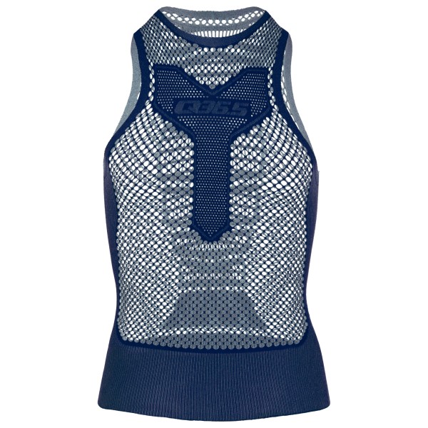 Q36.5 - Base Layer Zero Mesh - Radunterhemd Gr S/M blau/grau von Q36.5