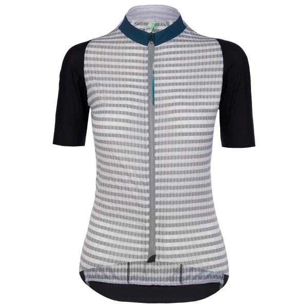 Q36.5 - Women's Jersey sleeveless L1 Pinstripe - Rad Singlet Gr L grau von Q36.5