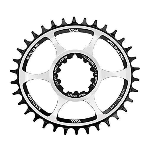 QAINKUN Kettenblatt Fahrradkettenradkettenrad oval 33t 36t 36t KettenbläTter(Größe:34T) von QAINKUN