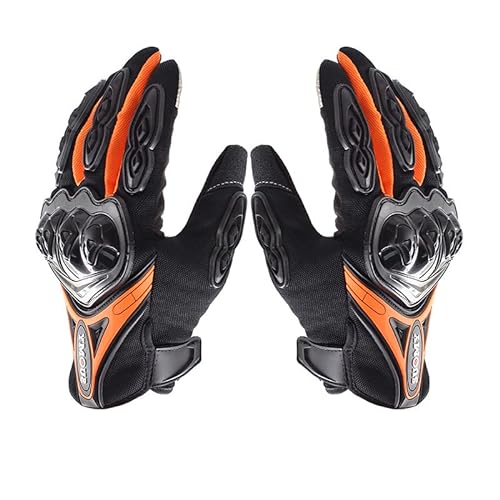 QAINKUN Motorradhandschuhe Motorrad-Rennhandschuhe Atmungsaktive Enduro-Dirt-Bike-Offroad-Motocross-Motorrad-Reithandschuhe Motorrad Handschuhe (Color : 3, Größe : L) von QAINKUN