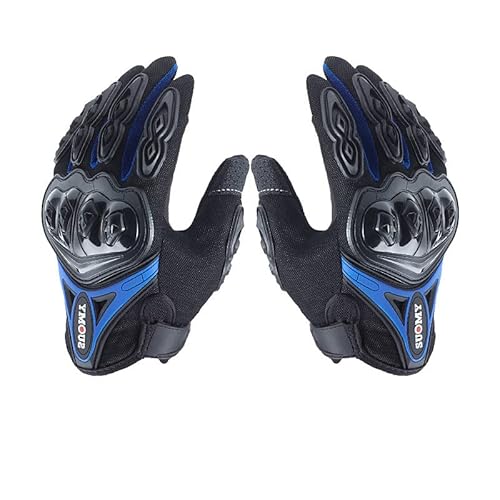 QAINKUN Motorradhandschuhe Motorrad-Rennhandschuhe Atmungsaktive Enduro-Dirt-Bike-Offroad-Motocross-Motorrad-Reithandschuhe Motorrad Handschuhe (Color : 4, Größe : L) von QAINKUN
