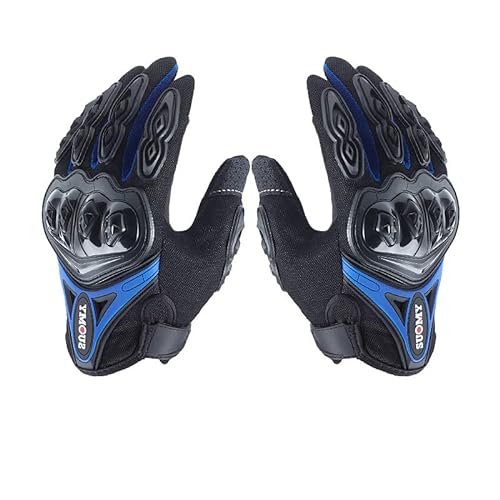 QAINKUN Motorradhandschuhe Motorrad-Rennhandschuhe Atmungsaktive Enduro-Dirt-Bike-Offroad-Motocross-Motorrad-Reithandschuhe Motorrad Handschuhe (Color : 4, Größe : XL) von QAINKUN