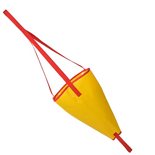 QANYEGN PVC-Schwimmsocken, Schleppleinenschwimmer, Bojen-Schwimmsocken Für Kanu, Hochseeboot, Schlauchboot(Gelb) von QANYEGN