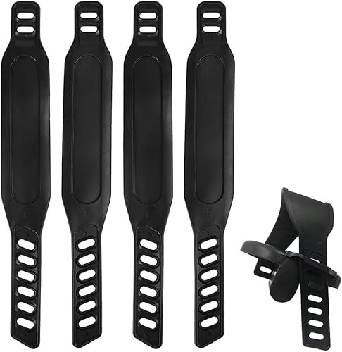 4 Stück Pedal Straps, Universal Pedalriemen, Heimtrainer-Pedalgurte, Universal Pedalriemen, Pedalriemen Fahrrad, Pedalriemen für Heimtrainer, Passend für die meisten Heimtrainer von QEEROYO