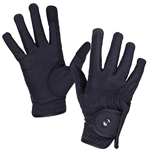 QHP Handschuh Force Winter mit Thinsulate Futter Touchscreennutzung (M, Schwarz) von QHP