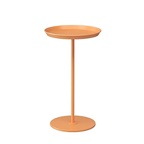 QHYFDC MGWYE Metall-Sofa-Beistelltisch, Kleiner runder Tisch, mobiler Nachttisch, Kleiner Teetisch, Wohnzimmer (Farbe: White-Space-Element (1) 3, Größe: 30 x 54 cm) Hopeful von QHYFDC
