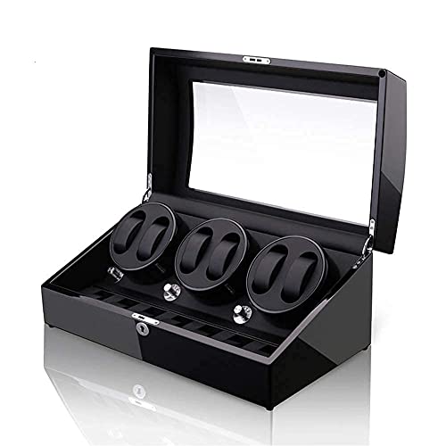 QIByING Watch Watch Winder 5 Rotation Models with 6 Watch Winder Positions and 7 Display Storage Spaces for Men and Women Watches von QIByING