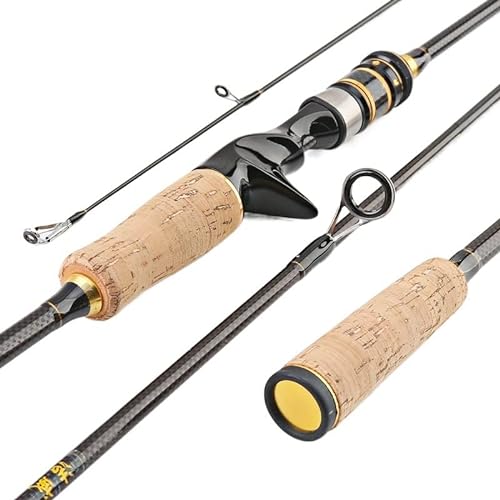 Angelrute,Teleskop Angelrute 1,65 m 1,8 m Angelrute Spinning Casting Rod 2 Abschnitt Lure Weight 5g-30g Power Carbon Spinning Rods Pole(Size:1.80m Casting) von QIULKU