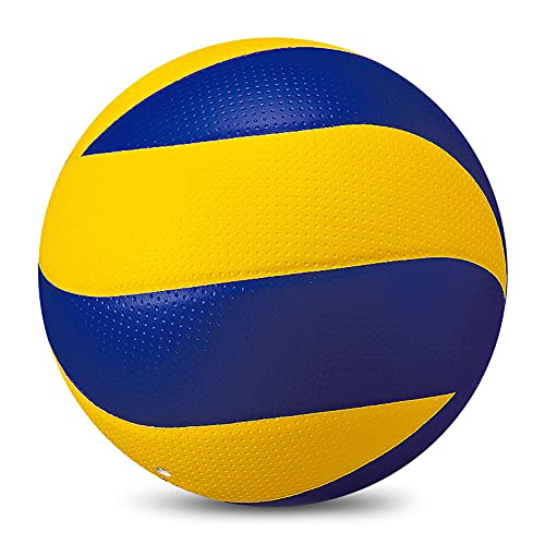 QKFON Beachvolleyball, Soft Touch Volleyballball, Wettkampftraining Volleyball Outdoor Indoor Beach Gym Spielball für Kinder Jugendliche Erwachsene Offiziell von QKFON