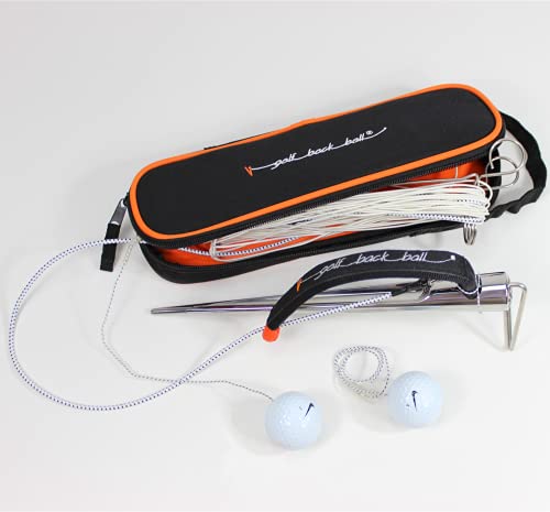 QMB Geschenkidee Golf: Golf-Back-Ball Driving Range | für EIN effektives Schlagtraining mit dem Platinum ONE Ball im freien Raum von QMB