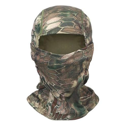 Taktische Sturmhauben Maske, QMFIVE Taktische Airsoft Outdoor - Jagd - Ninja - Hood Tarnung Flexible voll schützende Maske (MR) von QMFIVE