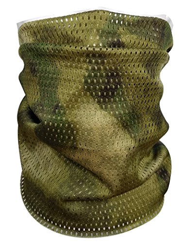 QMFIVE Taktischer Tarnungs-Schal, Unisex Mehrzweckmilitärstirnband-Art-Kopf-Verpackungs-Gesichts-Ineinander greifen-Halstuch von QMFIVE