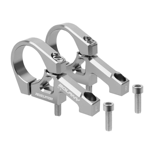 QSTDGVPW Ersatz Mountainbike Vorbau Set für Den Sport mit 31,8 Mm Klemme, Silber von QSTDGVPW