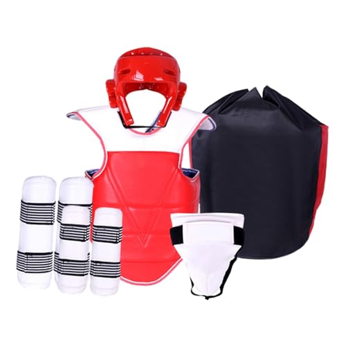 QSTDGVPW Premium Taekwondo Ausrüstungsset Zum Schutz vor Kampfsportarten, XXL von QSTDGVPW