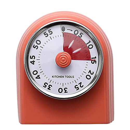 QTANZIQI Magnetischer Küchen-Timer: Manueller Countdown-Wecker zum Kochen - Mechanischer Timer mit magnetischer Befestigung, Countdown-Funktion und leicht ablesbarem Display von QTANZIQI