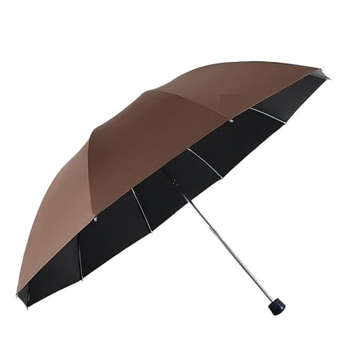 QTANZIQI Regenschirm Regenschirme Tragbarer Geschäfts-Klappschirm Reiseschirme Ergonomischer Griff Regenschirm Silk Pillowcase von QTANZIQI