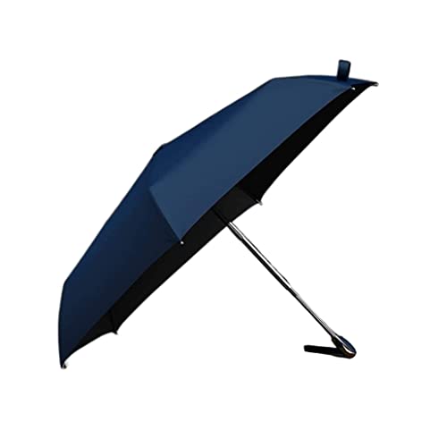 QTANZIQI Regenschirme Regenschirm Flacher Automatikschirm Regen Damen Ultraleichter Reisesonnenschirm Anti UV Tragbare Faltschirme 6 Rippen Sonnenschirm Reiseschirm Silk Pillowcase von QTANZIQI