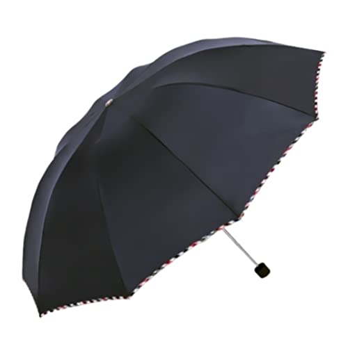 QTANZIQI Reise-Regenschirm, Reise-Regenschirm, praktischer Regenschirm, Faltbarer Regenschirm, belüfteter Baldachin-Regenschirm für Zuhause, hält Schneesturm Stand Silk Pillowcase von QTANZIQI