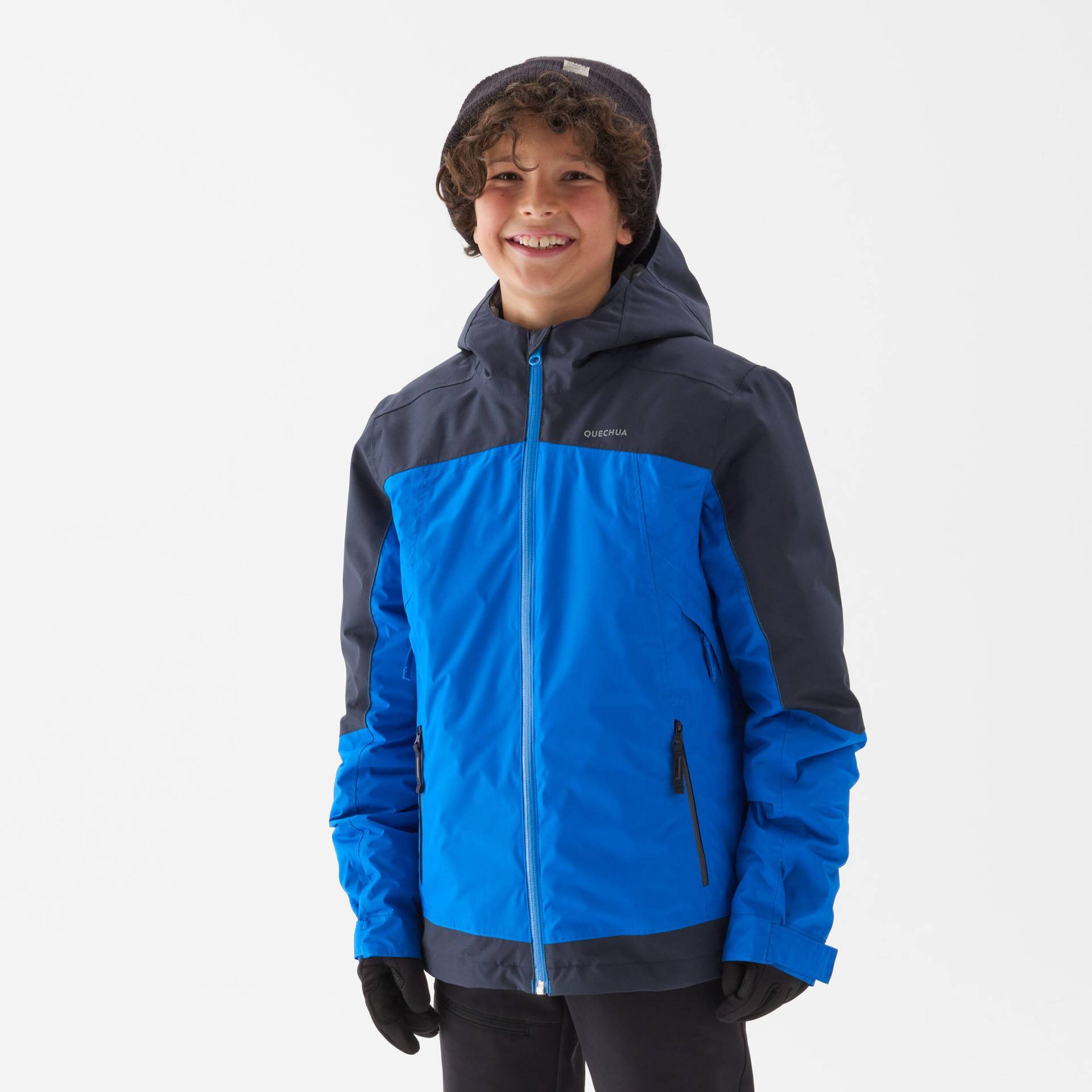 3-in-1 Jacke Kinder Gr.122-170 wasserdicht warm bis -8 °C Winterwandern - SH500 von QUECHUA