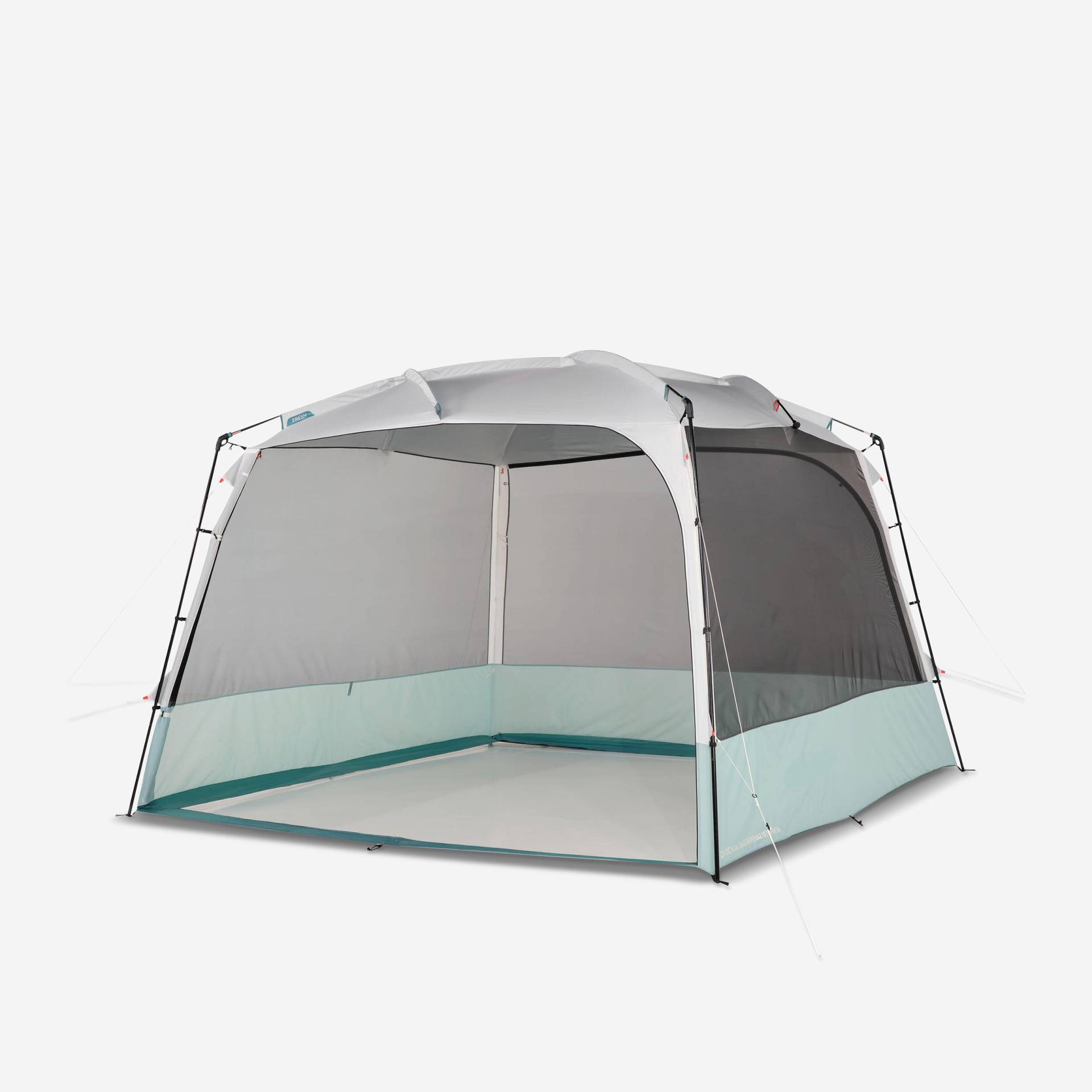 Aufenthaltszelt Stangenaufbau Camping - Base Arpenaz Ultrafresh für 10 Personen von QUECHUA