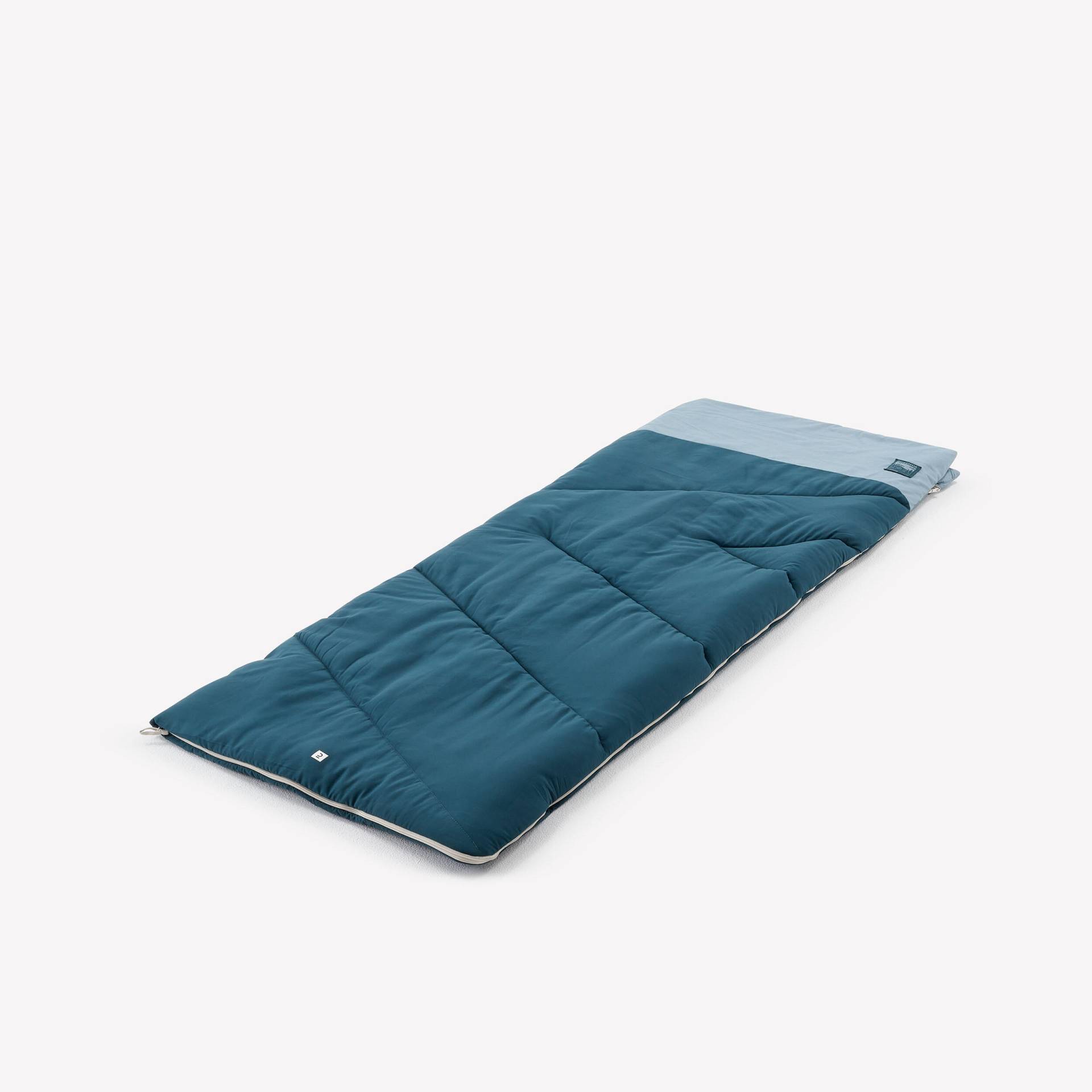 Camping-Schlafsack aus Baumwolle - Ultim Comfort 10° blau von QUECHUA