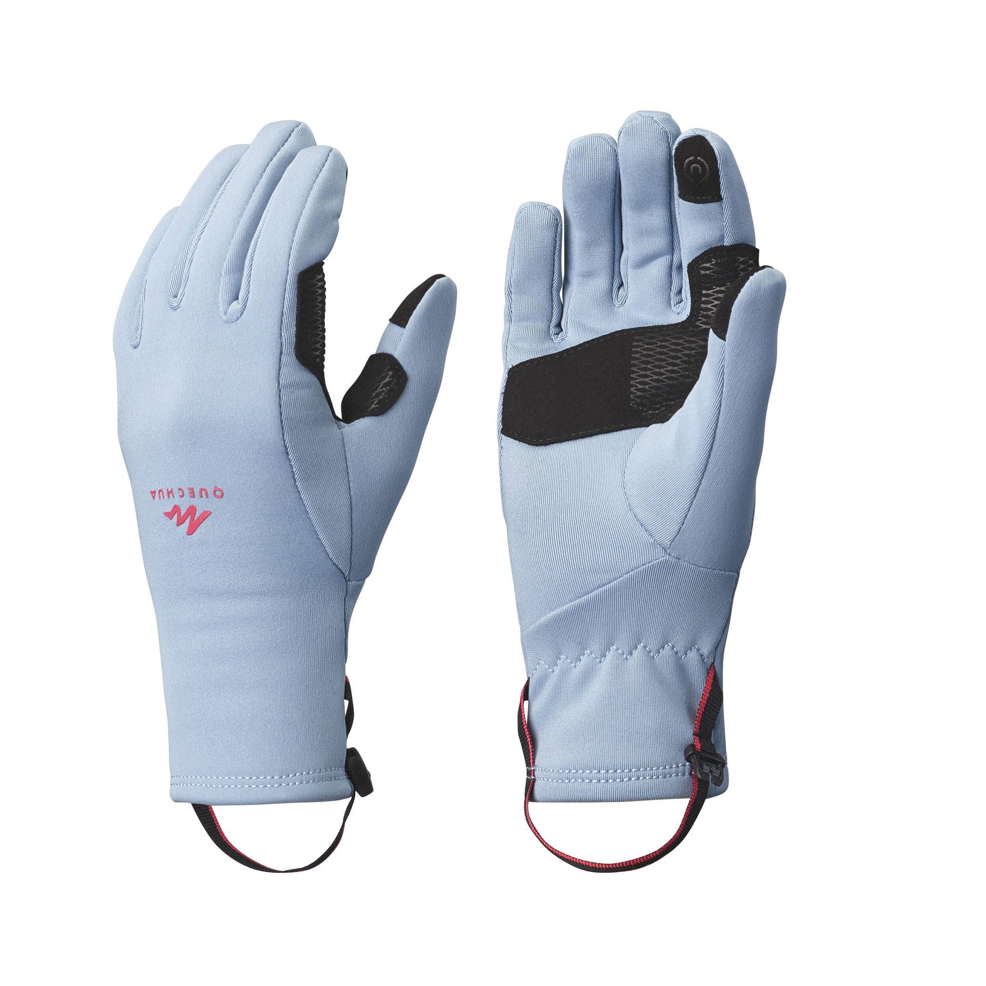 Handschuhe Kinder Stretch touchscreenfähig 6-14 Jahre Winterwandern - SH500 von QUECHUA