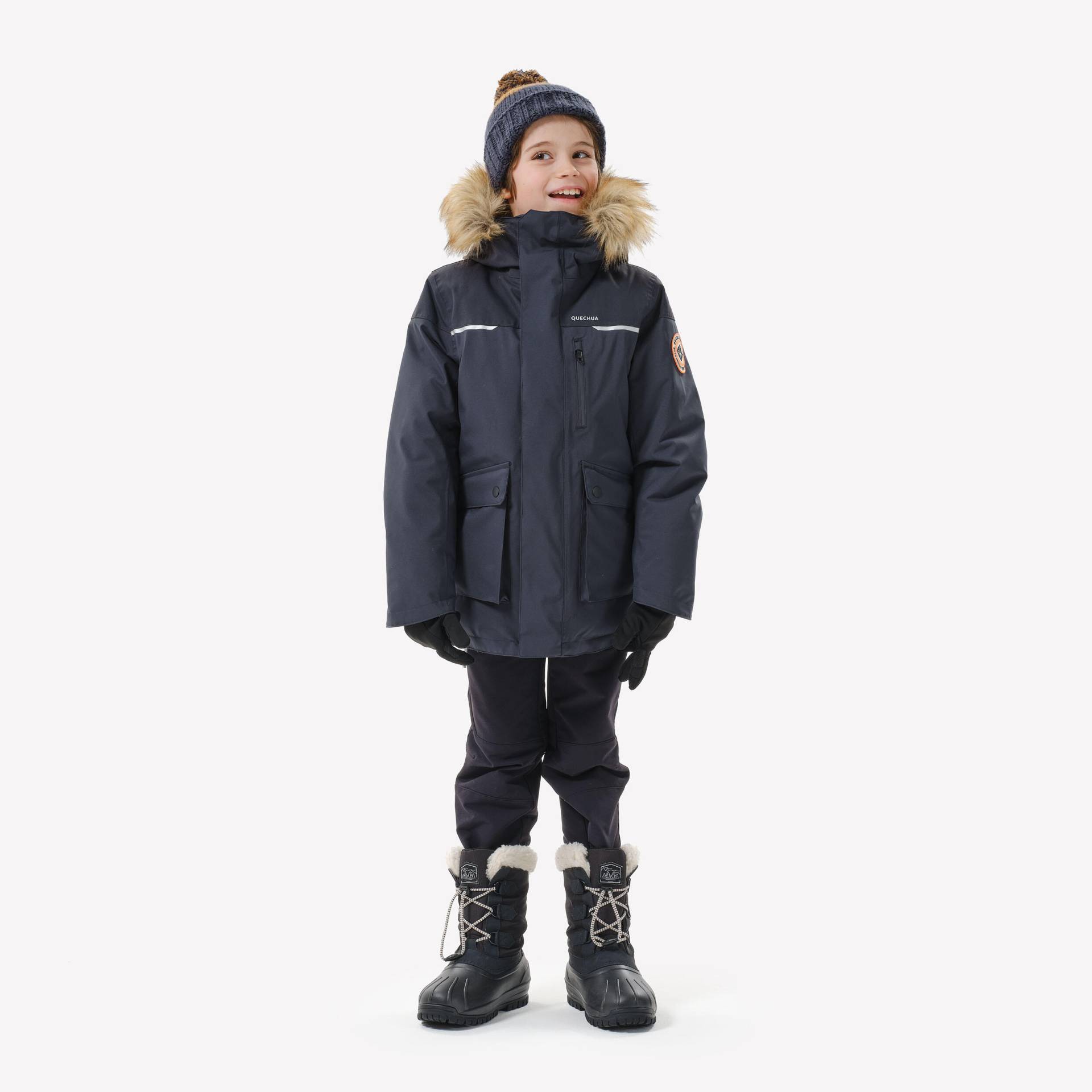 Winterjacke Kinder Gr. 122–170 bis -23 °C wasserdicht Winterwandern - SH900 von QUECHUA
