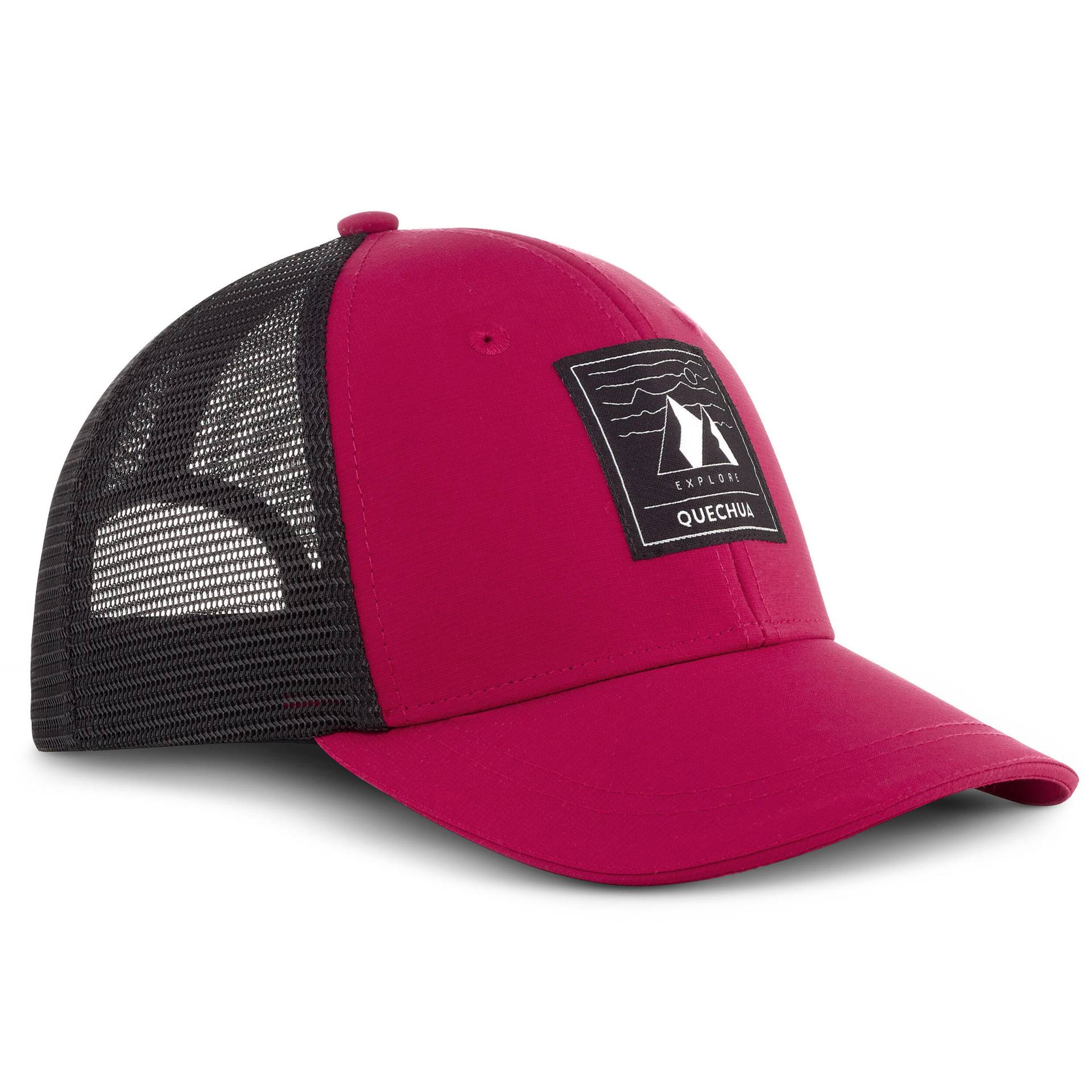 Cap Schirmmütze Trucker Kinder - MH100 rosa von QUECHUA