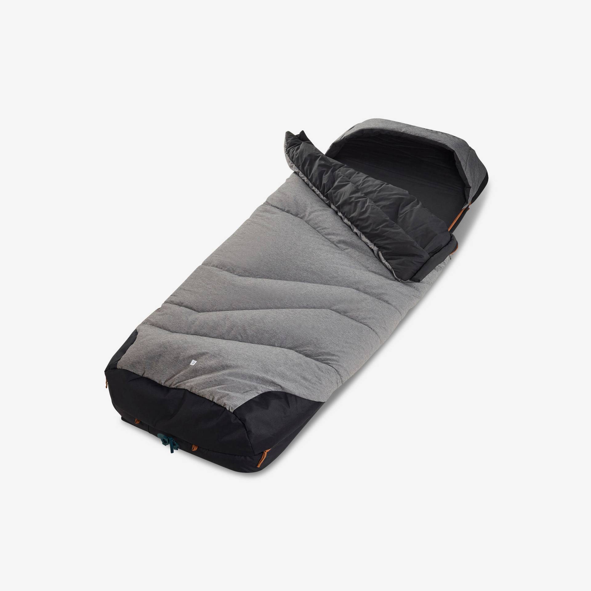 Schlafsack 2-in-1 Camping - Perfect Sleep 5 °C Baumwolle von QUECHUA