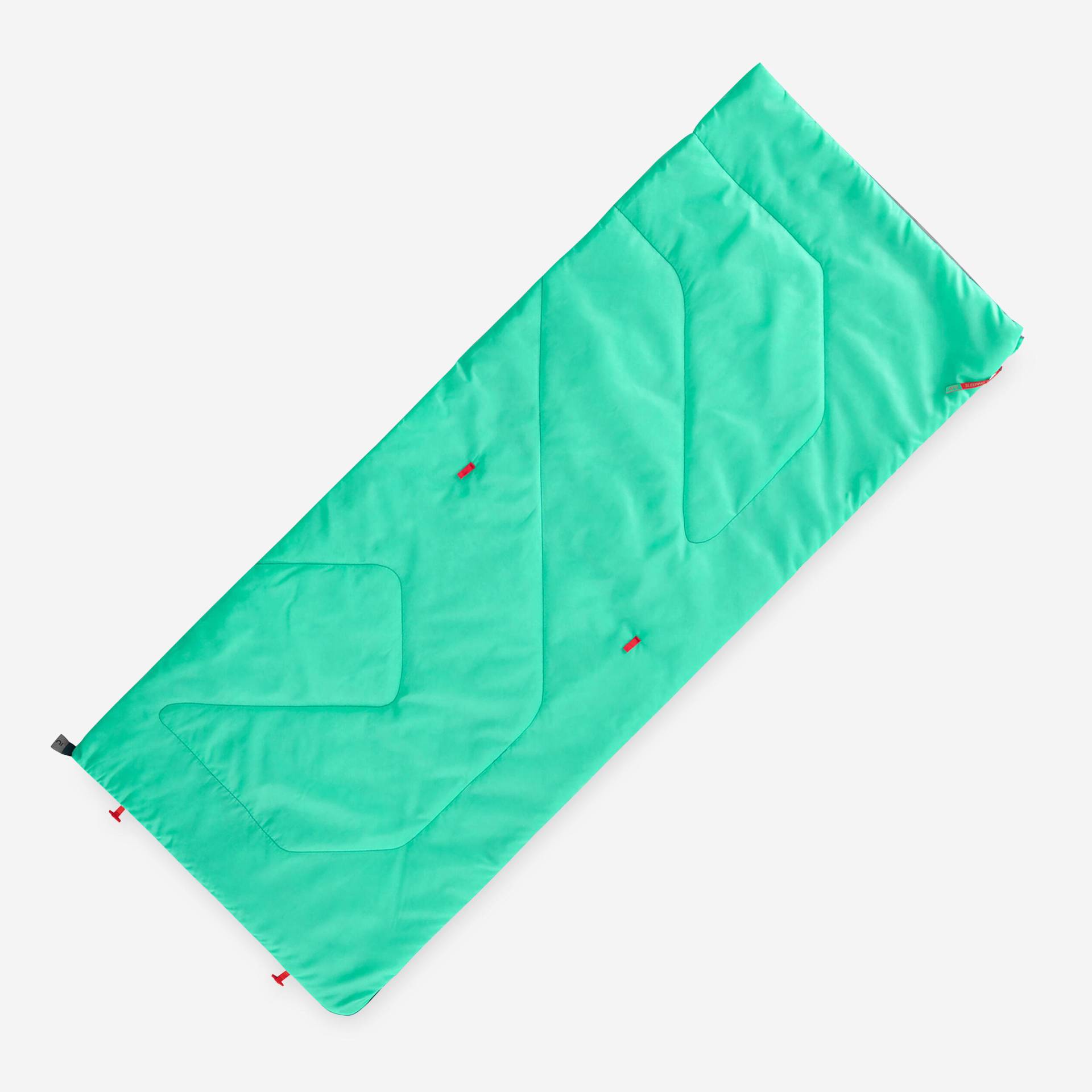 Schlafsack Kinder Camping - MH100 20 °C grün von QUECHUA