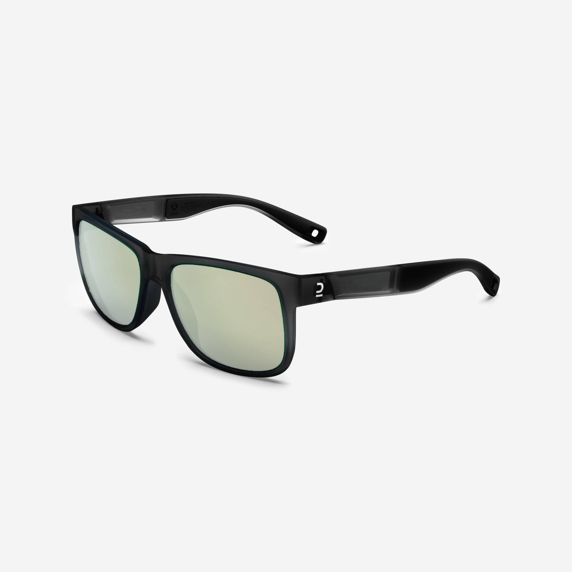 Sonnenbrille Damen/Herren Kategorie 3 polarisierend Wandern - MH140 schwarz von QUECHUA