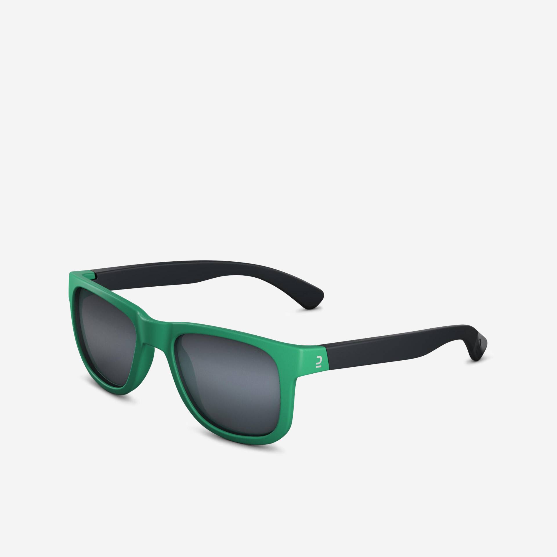 Sonnenbrille Kinder 4-8 Jahre Kategorie 3 Wandern - MH K140 schwarz/grün von QUECHUA