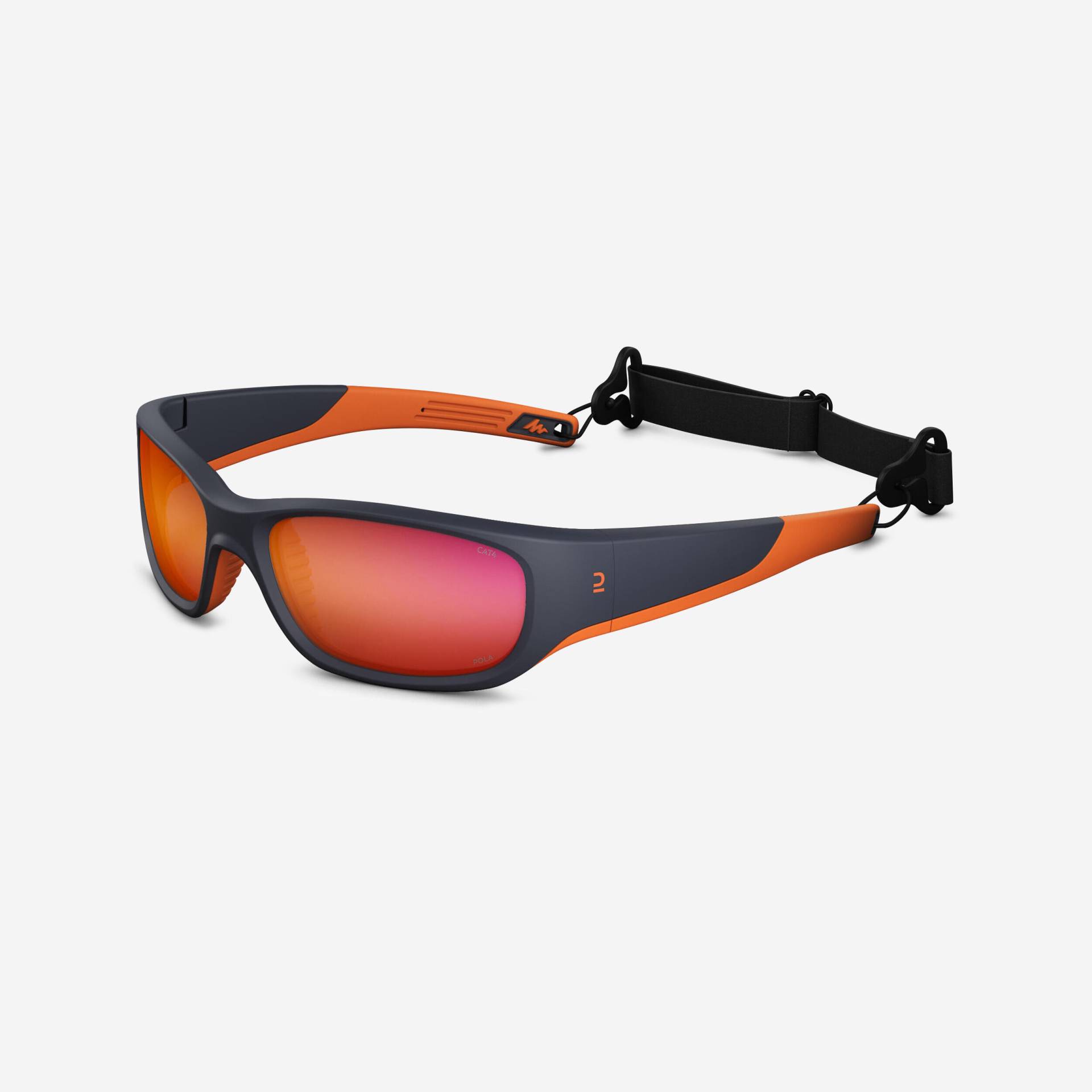 Sonnenbrille Wandern MH T550 polarisierend Kategorie 4 für Kinder ab 10J. orange von QUECHUA