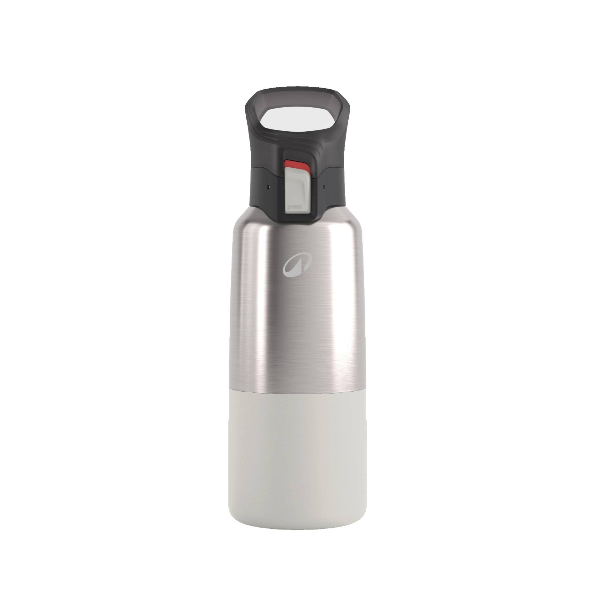 Trinkflasche 0.5 l Isolierflasche Edelstahl mit Schnellverschluss Wandern von QUECHUA