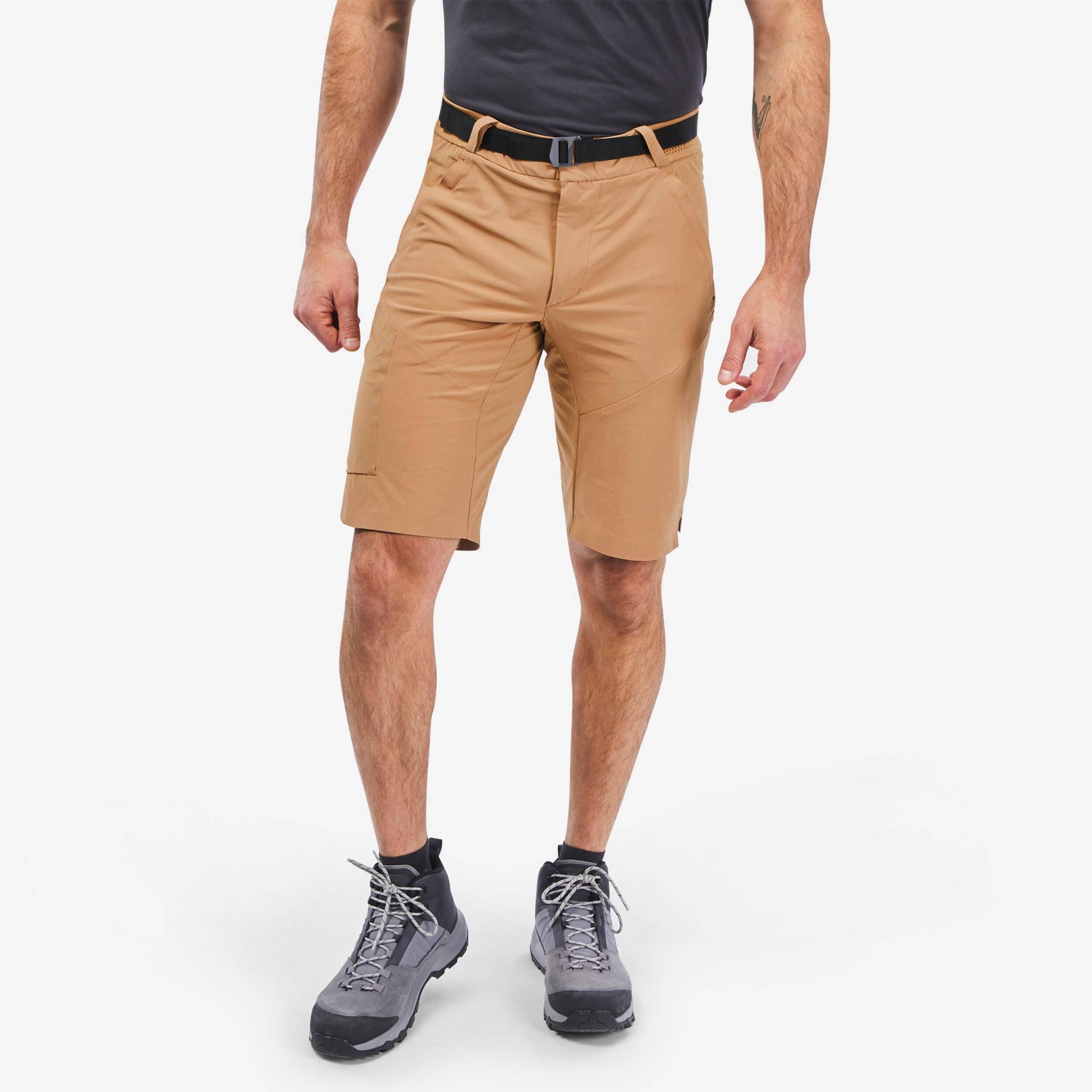 Wandershorts Herren lang - MH500 braun von QUECHUA