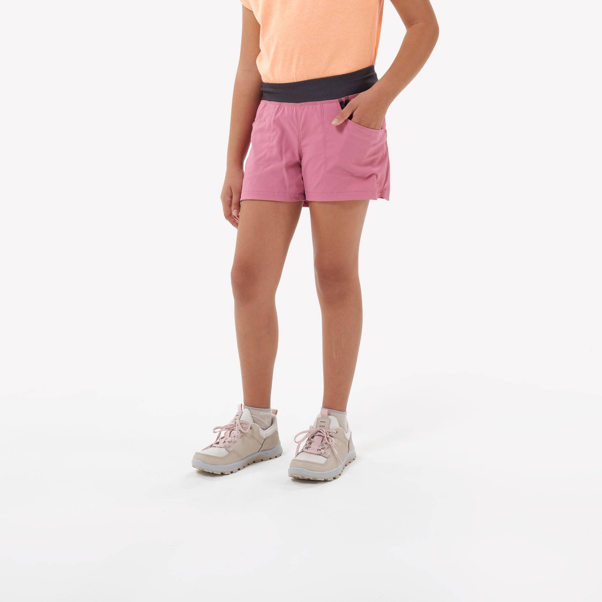 Wandershorts Kinder Grösse 122–170 - MH500 rosa von QUECHUA