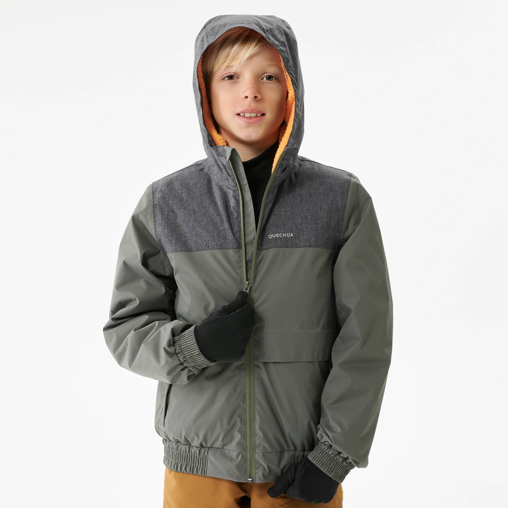 Winterjacke Kinder Gr.122–170 warm bis -3,5 °C wasserdicht Winterwandern - SH100 von QUECHUA