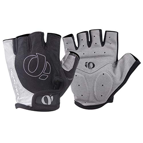 QUINTRA Sports Gloves Gepolsterte, stoßdämpfende, rutschfeste Mountainbike-Handschuhe Hupe Fahrrad (Grey, XL) von QUINTRA