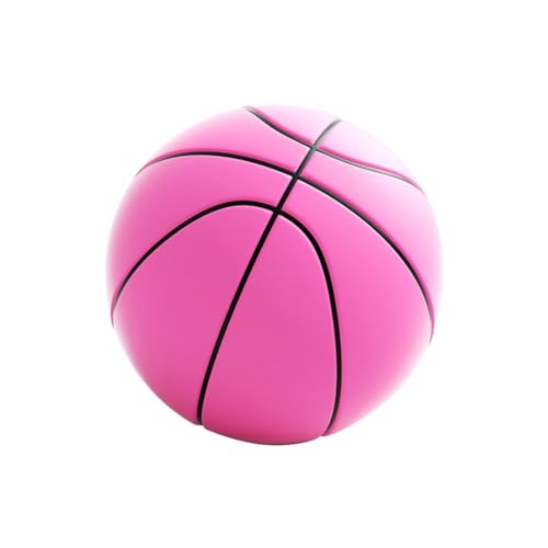 QUR Schaumbasketball, Indoor-Trainingsbasketball mit Hoher Dichte, 3D-Textur, Leiser Sprung, Kein Lärm, Ball für Zuhause, Strand, Pool B von QUR