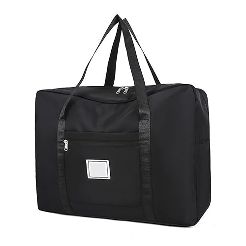 Reise-Reisetasche, Unisex, bietet Platz für Ihr gesamtes Gepäck, große Kapazität, gut für die Aufbewahrung im Fitnessstudio, beim Umzug nach Hause,Schwarz,XL von QWERMNBVFG