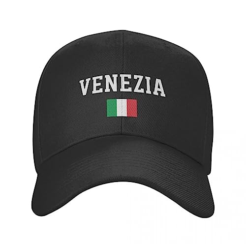 Baseballmütze Italien Reisestadt Venedig Venedig Sonne Baseball Mütze Hüte verstellbar für Männer Frauen Unisex Cool Outdoor Hüte von QWERTY@